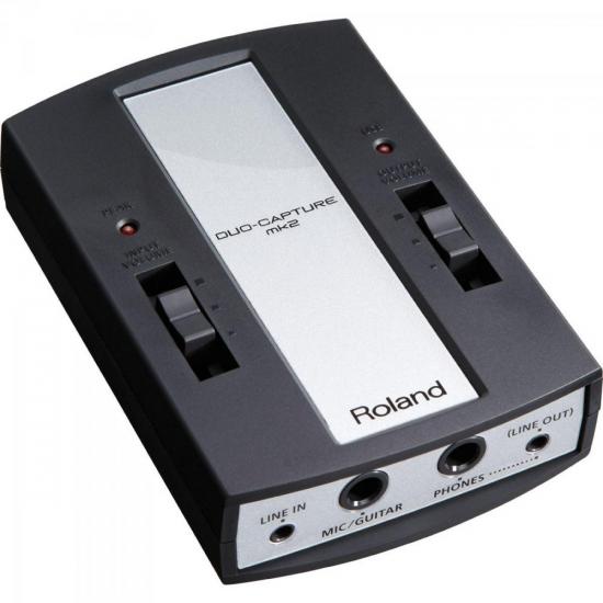 Interface de Áudio USB UA11 Duo Capture ROLAND por 0,00 à vista no boleto/pix ou parcele em até 1x sem juros. Compre na loja Mundomax!