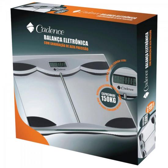Balança Digital BAL150 Preto/Prata CADENCE por 0,00 à vista no boleto/pix ou parcele em até 1x sem juros. Compre na loja Mundomax!