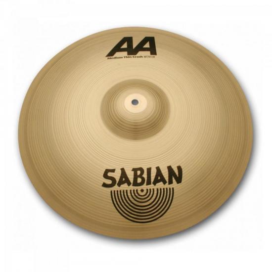 Prato 16\" Medium Crash AA 1608 B SABIAN por 0,00 à vista no boleto/pix ou parcele em até 1x sem juros. Compre na loja Mundomax!
