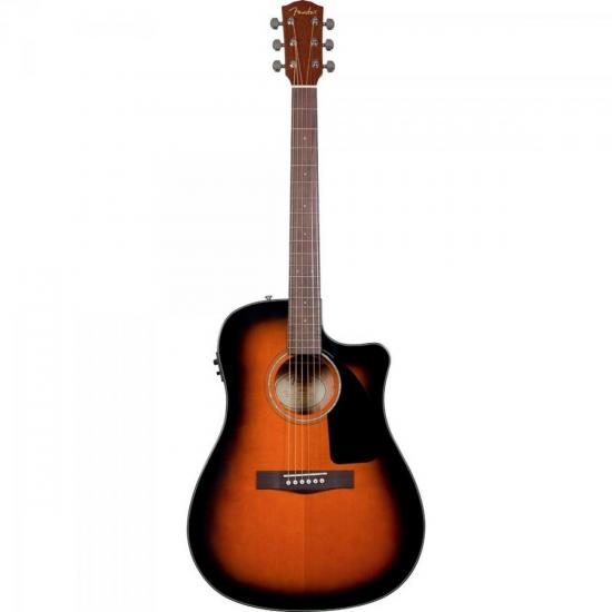 Violão FENDER Elétrico Folk CD-60CE Sunburst por 0,00 à vista no boleto/pix ou parcele em até 1x sem juros. Compre na loja Mundomax!