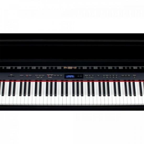 Piano Digital ROLAND 88 Teclas LX15 Preto por 0,00 à vista no boleto/pix ou parcele em até 1x sem juros. Compre na loja Mundomax!