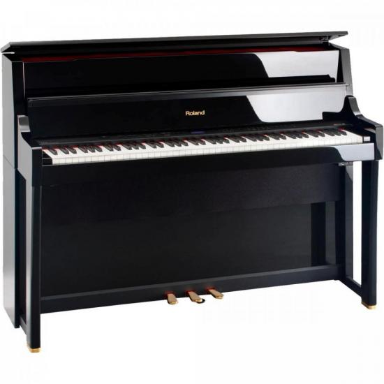 Piano Digital ROLAND 88 Teclas LX15 Preto por 0,00 à vista no boleto/pix ou parcele em até 1x sem juros. Compre na loja Mundomax!