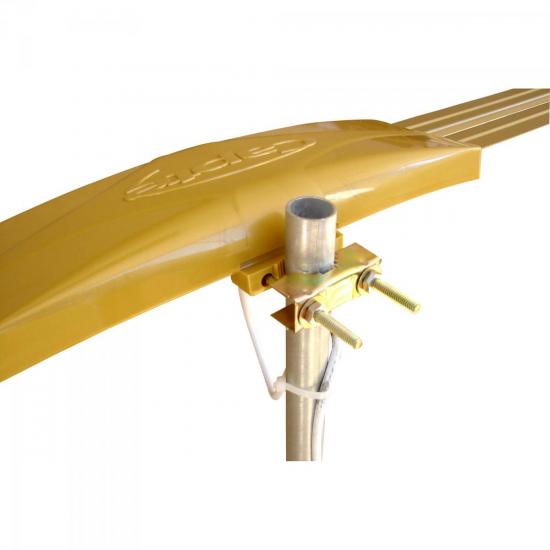 Antena Externa Ouro VHF/UHF/Digital/FM CAPTE por 0,00 à vista no boleto/pix ou parcele em até 1x sem juros. Compre na loja Mundomax!