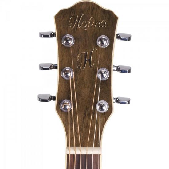 Violão HOFMA Eletroacústico Mini Jumbo Aço HM239-TRBK Preto Translúcido por 0,00 à vista no boleto/pix ou parcele em até 1x sem juros. Compre na loja Mundomax!