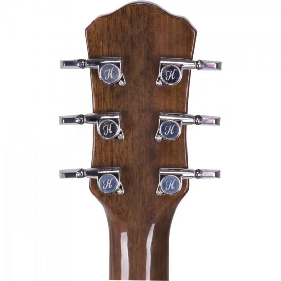 Violão HOFMA Eletroacústico Mini Jumbo Aço HM239-TRBK Preto Translúcido por 0,00 à vista no boleto/pix ou parcele em até 1x sem juros. Compre na loja Mundomax!