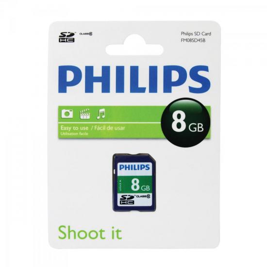 Cartão de Memória SDHC Classe 10 8GB PHILIPS por 0,00 à vista no boleto/pix ou parcele em até 1x sem juros. Compre na loja Mundomax!
