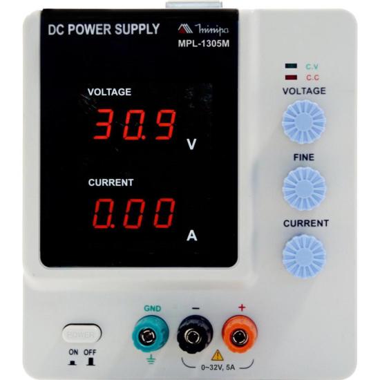 Fonte de Alimentação DC Regulada Minipa MPL-1305M por 0,00 à vista no boleto/pix ou parcele em até 1x sem juros. Compre na loja Mundomax!