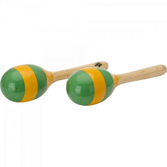 Maraca Infantil de Madeira Par DOLPHIN (47690)