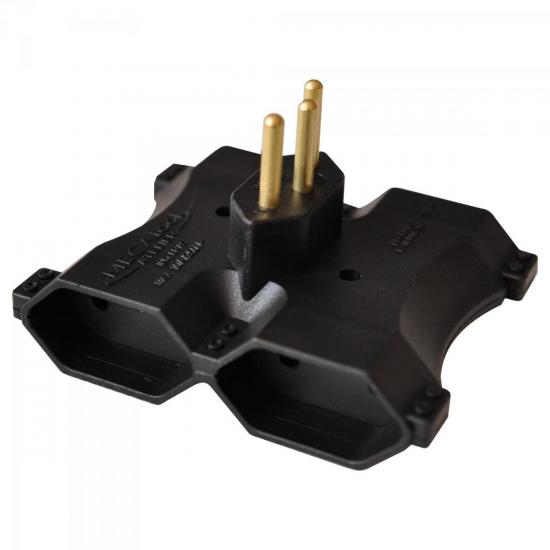 Pino Adaptador 2P+T para 4 2P+T 10A YA235 Preto MECATOOL por 0,00 à vista no boleto/pix ou parcele em até 1x sem juros. Compre na loja Mundomax!