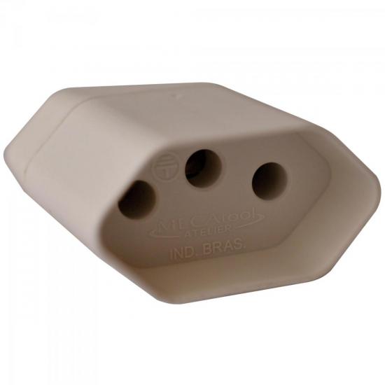 Pino Adaptador Reverso 15A YA239 Branco MECATOOL por 0,00 à vista no boleto/pix ou parcele em até 1x sem juros. Compre na loja Mundomax!