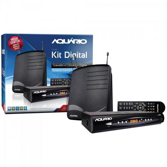 Kit Conversor Digital para TV DTV8100 Preto AQUÁRIO por 0,00 à vista no boleto/pix ou parcele em até 1x sem juros. Compre na loja Mundomax!