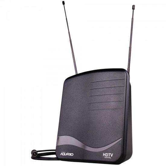 Antena Digital UHF/VHF/FM/HDTV DTV-1100 AQUÁRIO por 0,00 à vista no boleto/pix ou parcele em até 1x sem juros. Compre na loja Mundomax!