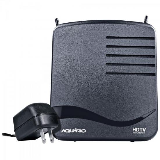 Antena DTV1600 Interna Amplificada UHF/HDTV AQUÁRIO por 0,00 à vista no boleto/pix ou parcele em até 1x sem juros. Compre na loja Mundomax!