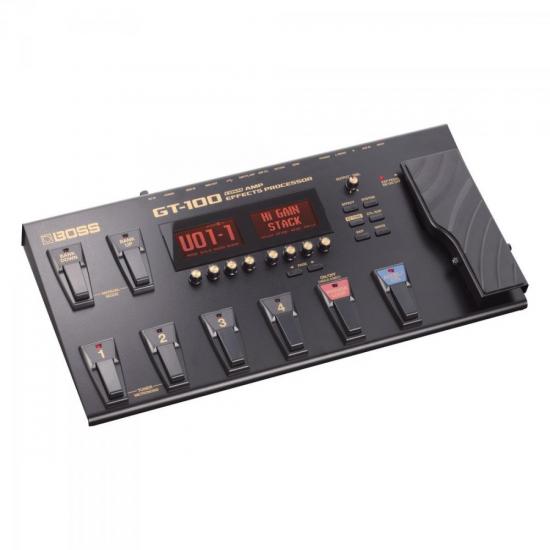 Processador de Efeitos e Amplificadores GT-100 Preto BOSS por 3.899,99 à vista no boleto/pix ou parcele em até 12x sem juros. Compre na loja Mundomax!
