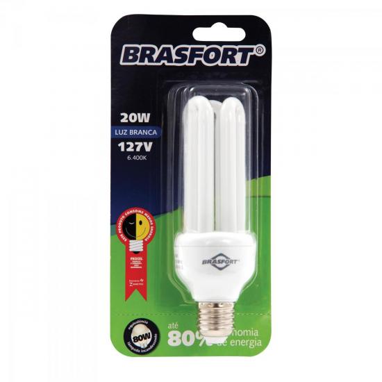 Lâmpada Compacta Tripla 25W/127V 6400K BRASFORT por 0,00 à vista no boleto/pix ou parcele em até 1x sem juros. Compre na loja Mundomax!