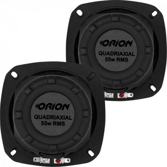 Kit Alto Falante Quadriaxial 4\" 55W 4 Ohms Q4S ORION por 0,00 à vista no boleto/pix ou parcele em até 1x sem juros. Compre na loja Mundomax!