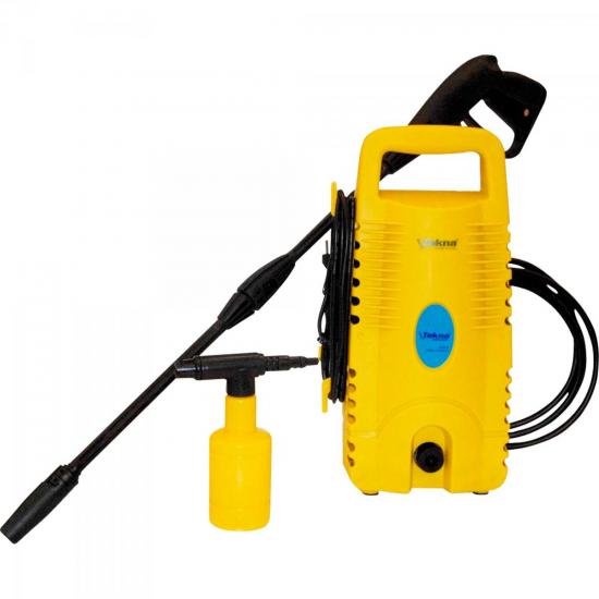 Hidrolavadora de Alta Pressão 1400W 220V HLX95 Amarela TEKNA por 0,00 à vista no boleto/pix ou parcele em até 1x sem juros. Compre na loja Mundomax!