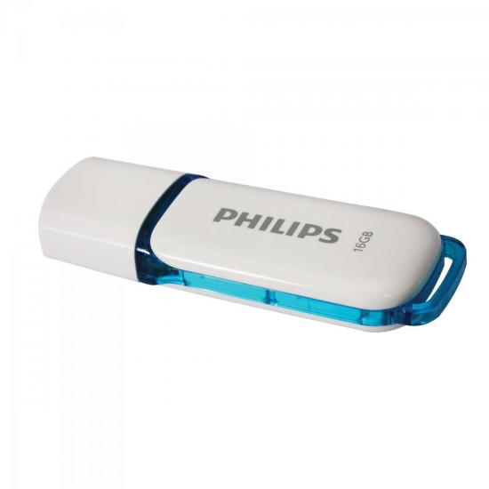 Pen Drive 16GB Snow Azul PHILIPS por 0,00 à vista no boleto/pix ou parcele em até 1x sem juros. Compre na loja Mundomax!