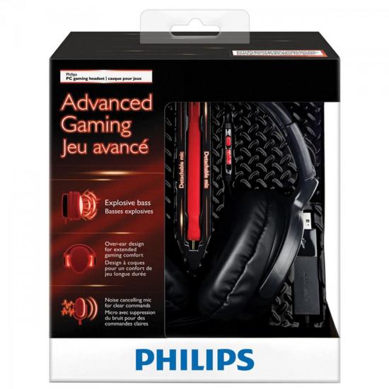 Headset Gamer com Microfone Ajustável e Controle de Volume SHG7980/10 por 0,00 à vista no boleto/pix ou parcele em até 1x sem juros. Compre na loja Mundomax!