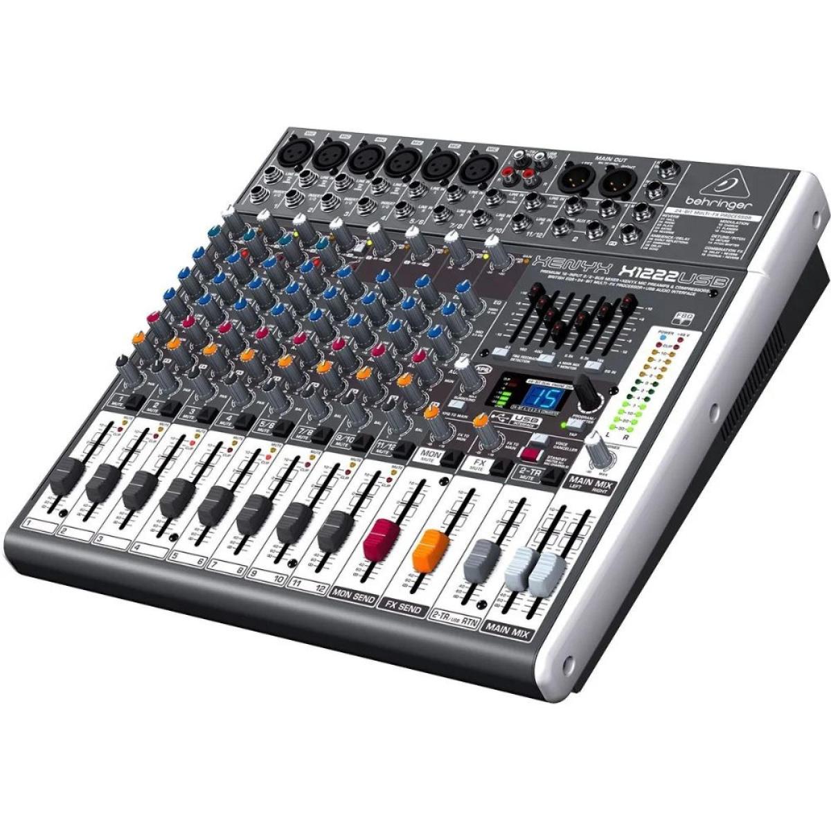 Mesa de Som 12 Canais Xenyx X1222USB BEHRINGER - Mundomax