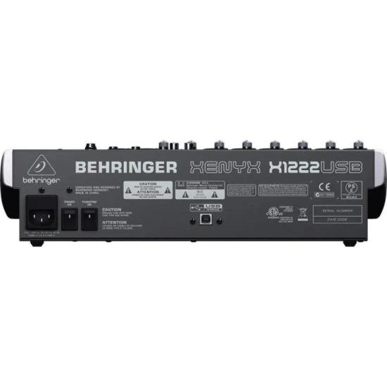 Mesa de Som 12 Canais Xenyx X1222USB BEHRINGER por 3.222,00 à vista no boleto/pix ou parcele em até 12x sem juros. Compre na loja Mundomax!
