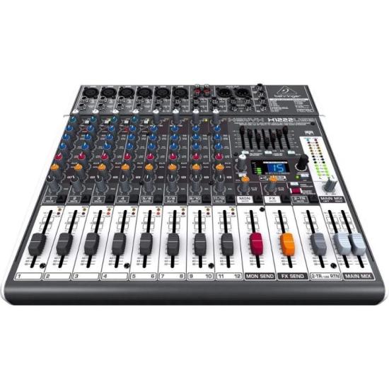 Mesa de Som 12 Canais Xenyx X1222USB BEHRINGER por 3.222,00 à vista no boleto/pix ou parcele em até 12x sem juros. Compre na loja Mundomax!