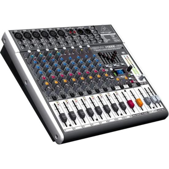 Mesa de Som 12 Canais Xenyx X1222USB BEHRINGER por 3.222,00 à vista no boleto/pix ou parcele em até 12x sem juros. Compre na loja Mundomax!