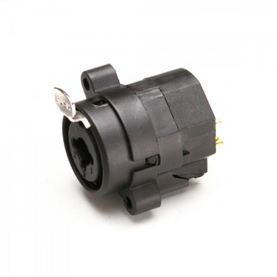 Conector Combo Fêmea Linha XLR SANTO ANGELO por 26,99 à vista no boleto/pix ou parcele em até 1x sem juros. Compre na loja Mundomax!