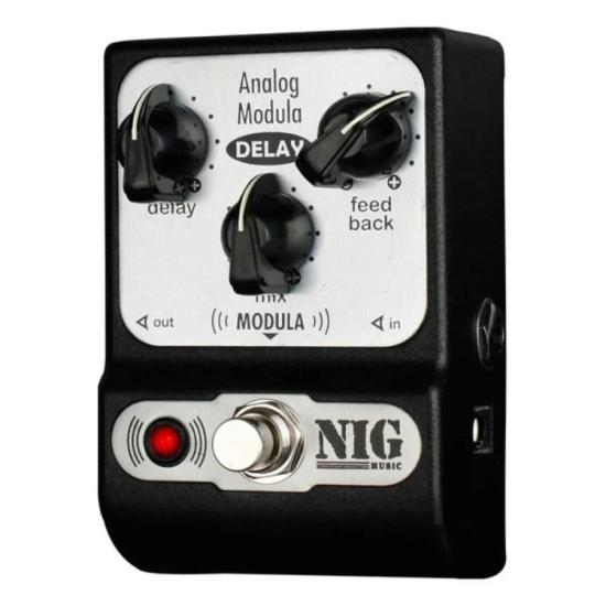 Pedal Analógico TapTempo Delay NIG por 731,00 à vista no boleto/pix ou parcele em até 10x sem juros. Compre na loja Mundomax!