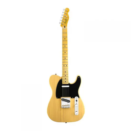 Guitarra SQUIER Amarela Classic Vibe Telecaster Butterscoth Blonde por 0,00 à vista no boleto/pix ou parcele em até 1x sem juros. Compre na loja Mundomax!