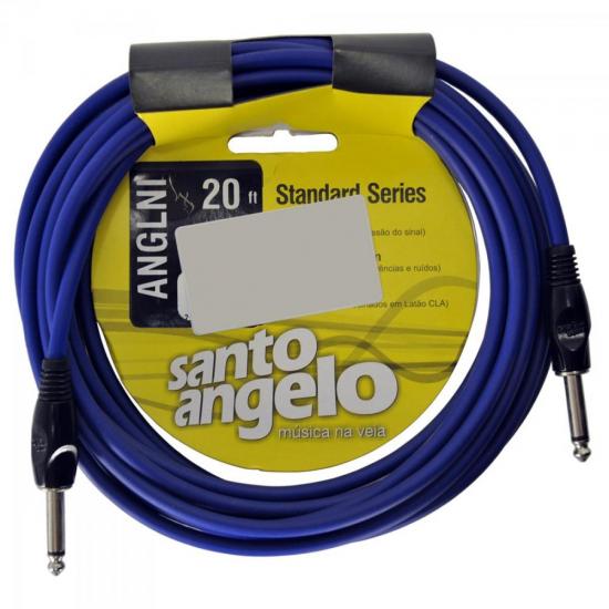 Cabo para Instrumentos SANTO ANGELO 6,10m P10 ANGL NI Azul (48265)