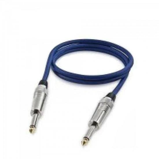 Cabo Para Instrumentos P10 ANGL NI 7,62m Azul SANTO ANGELO por 0,00 à vista no boleto/pix ou parcele em até 1x sem juros. Compre na loja Mundomax!