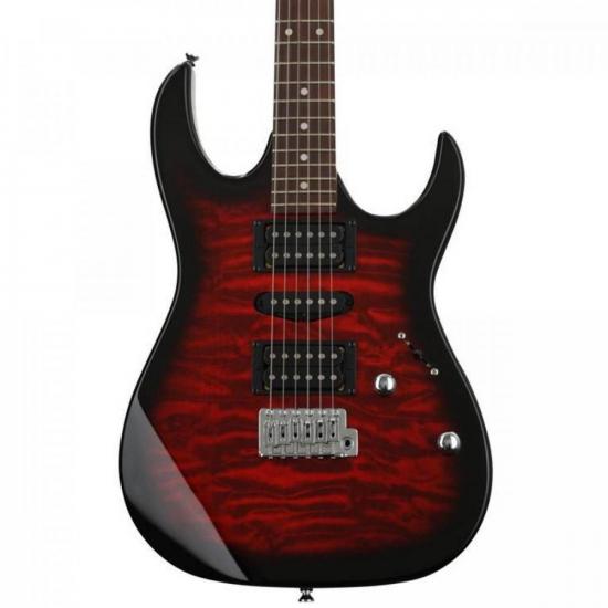 Guitarra Ibanez GRX70QA Vermelha por 2.849,90 à vista no boleto/pix ou parcele em até 12x sem juros. Compre na loja Mundomax!