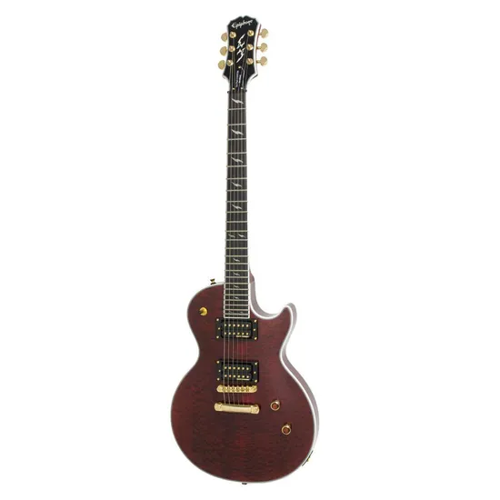 Guitarra EPIPHONE Les Paul Prophecy Futura Custom GX Cherry por 0,00 à vista no boleto/pix ou parcele em até 1x sem juros. Compre na loja Mundomax!