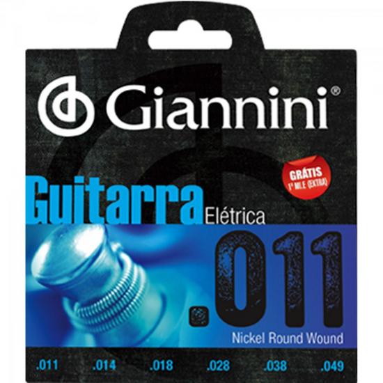 Encordoamento de Guitarra 011 GEEGST11 GIANNINI por 0,00 à vista no boleto/pix ou parcele em até 1x sem juros. Compre na loja Mundomax!