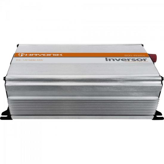 Inversor de Onda Modificada 12VDC/220V USB 800W HAYONIK por 0,00 à vista no boleto/pix ou parcele em até 1x sem juros. Compre na loja Mundomax!