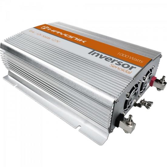 Inversor de Onda Senoidal 12VDC/127V USB 1000W HAYONIK por 0,00 à vista no boleto/pix ou parcele em até 1x sem juros. Compre na loja Mundomax!