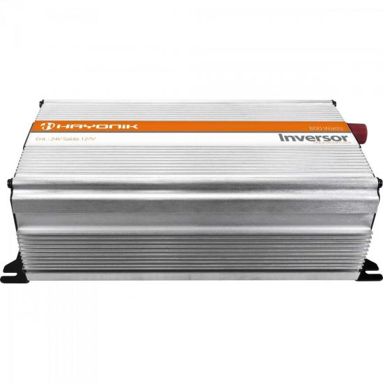 Inversor de Onda Modificada 24VDC/127V USB 800W HAYONIK por 0,00 à vista no boleto/pix ou parcele em até 1x sem juros. Compre na loja Mundomax!