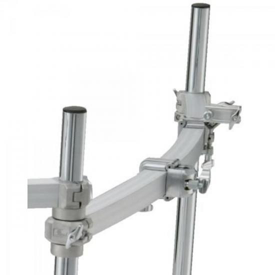 Rack para Bateria, 3 Barras Curvas com PCX-100 (x4) + PCL-100 (x2) por 0,00 à vista no boleto/pix ou parcele em até 1x sem juros. Compre na loja Mundomax!