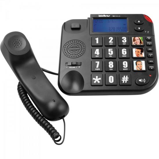 Telefone Tok Fácil ID Preto INTELBRAS por 179,99 à vista no boleto/pix ou parcele em até 7x sem juros. Compre na loja Mundomax!