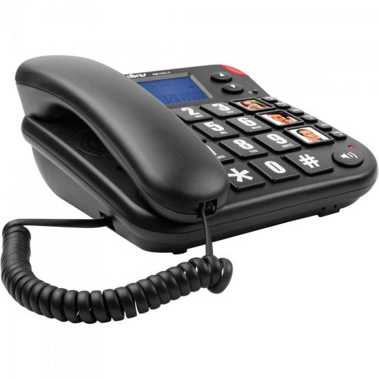 Telefone Tok Fácil ID Preto INTELBRAS por 179,99 à vista no boleto/pix ou parcele em até 7x sem juros. Compre na loja Mundomax!