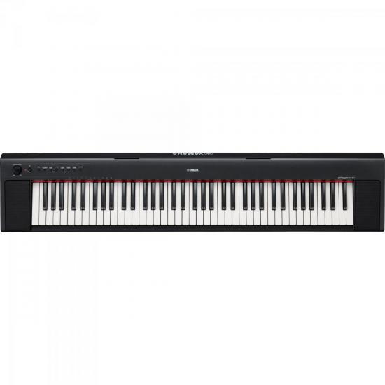 Teclado Piaggero YAMAHA NP31 sem Fonte Preto por 0,00 à vista no boleto/pix ou parcele em até 1x sem juros. Compre na loja Mundomax!