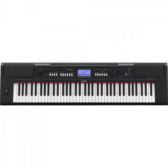 Teclado Piaggero YAMAHA NP-V60 sem Fonte Preto por 0,00 à vista no boleto/pix ou parcele em até 1x sem juros. Compre na loja Mundomax!