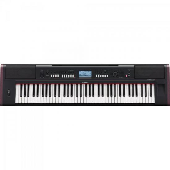 Teclado Piaggero YAMAHA NP-V80 sem Fonte Preto por 0,00 à vista no boleto/pix ou parcele em até 1x sem juros. Compre na loja Mundomax!