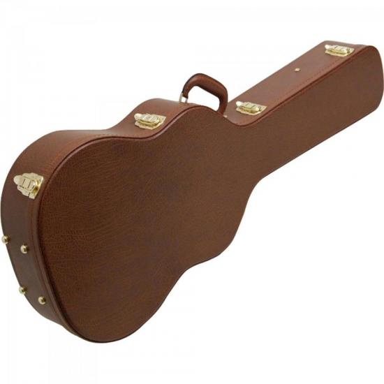 Case Para Violão Folk Madeira SOLID SOUND por 0,00 à vista no boleto/pix ou parcele em até 1x sem juros. Compre na loja Mundomax!