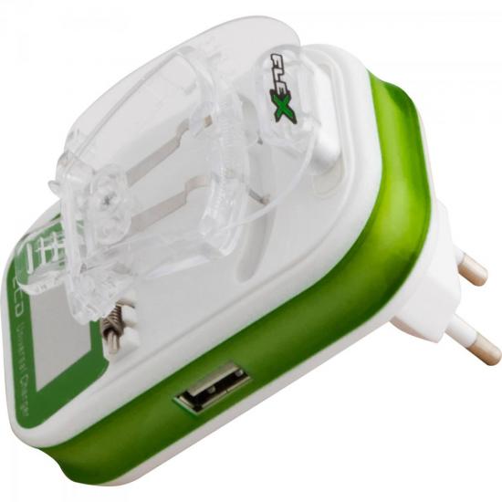 Carregador Universal de Bateria de Lítio FXUSB FLEX por 0,00 à vista no boleto/pix ou parcele em até 1x sem juros. Compre na loja Mundomax!