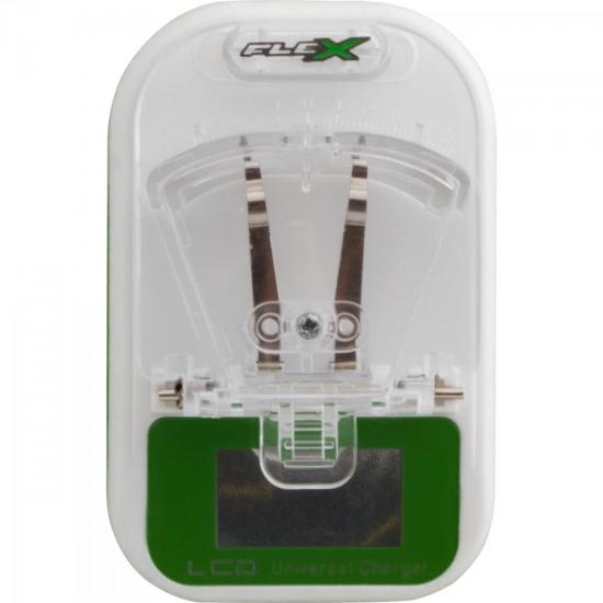 Carregador Universal de Bateria de Lítio FXUSB FLEX por 0,00 à vista no boleto/pix ou parcele em até 1x sem juros. Compre na loja Mundomax!