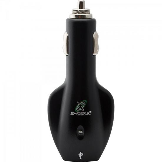 Carregador Veicular USB 12-24V XCVUSB Preto X-CELL por 0,00 à vista no boleto/pix ou parcele em até 1x sem juros. Compre na loja Mundomax!