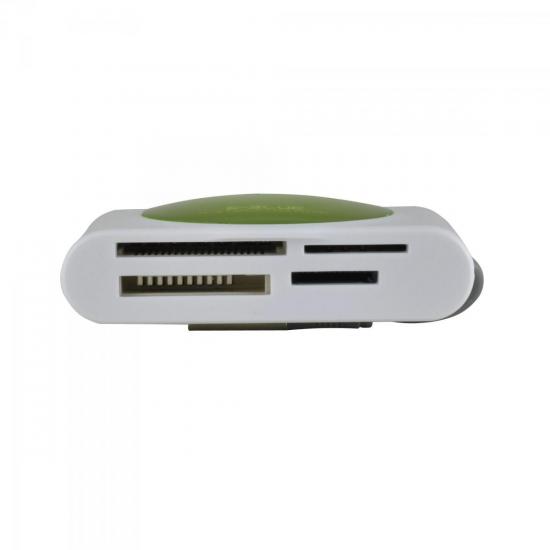 Leitor de Cartão de Memória 56X1 CIRCULO Branco E-BLUE por 0,00 à vista no boleto/pix ou parcele em até 1x sem juros. Compre na loja Mundomax!