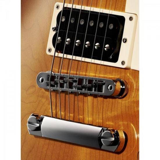 Guitarra GIBSON Les Paul Studio Tribute 50.s Hum Case Satin HB por 0,00 à vista no boleto/pix ou parcele em até 1x sem juros. Compre na loja Mundomax!